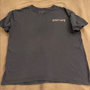 Salt Life Charcoal Men's Tee